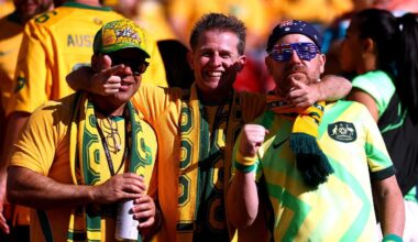 Aussie soccer fans took over a Texas Walmart chanting 'We're getting deported' as police escorted them out