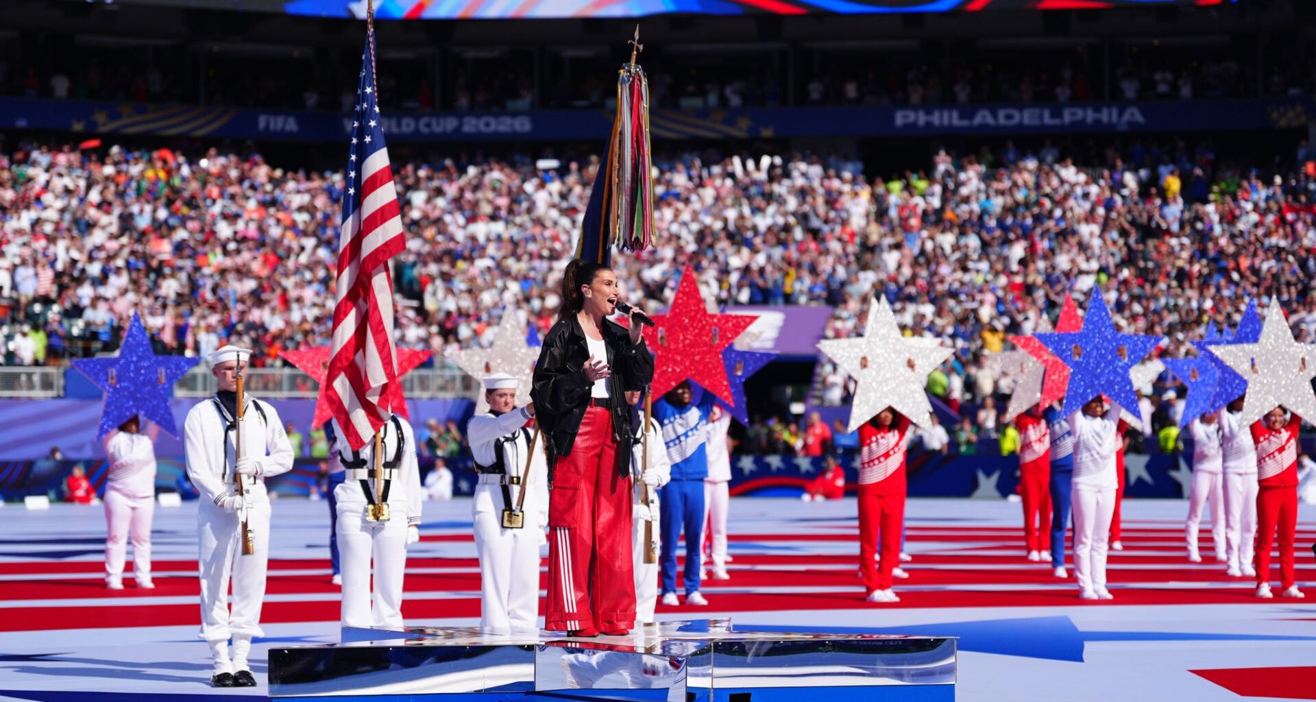 World Cup fans celebrate America's 250th birthday in Philadelphia and Houston