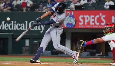 Greene homers in 1st inning and 3 Tigers pitchers combine on three-hit shutout win over Rangers
