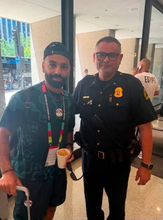 Dallas police meet, exchange gifts with Egypt team after incident