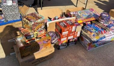 Dallas police and fire teams seize of nearly a ton of illegal fireworks