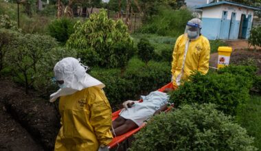 Some health workers in Congo's Ebola outbreak go on strike over pay issues as deaths near 600