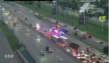 Major morning collision reduces northbound US 75 to one lane in Allen