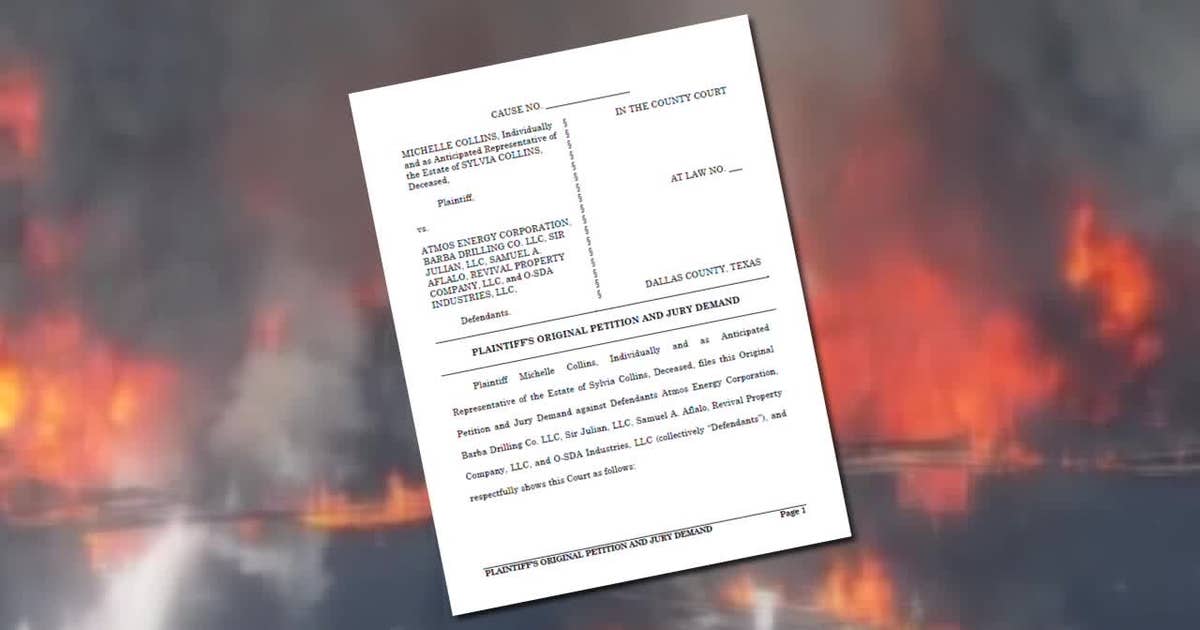 Dallas apartment explosion: Lawsuit filed on behalf of mother and son killed in blast