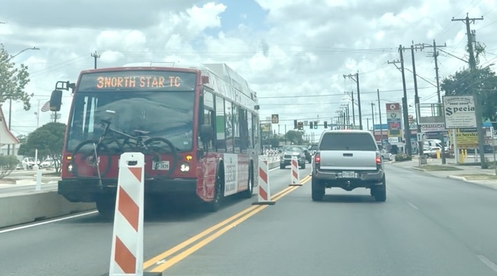 VIA Green Line project construction slows traffic on San Pedro