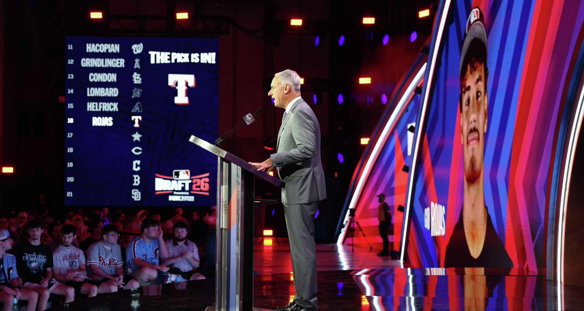 Rangers' draft plan falls into place as Texas finds value on Day 1