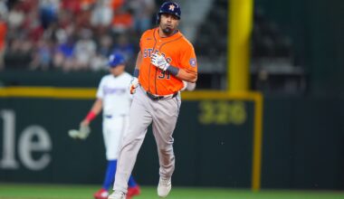 Houston Astros rout Texas Rangers behind LaMonte Wade, Peter Lambert