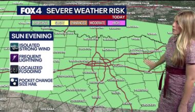 Dallas weather: Widespread thunderstorms bring flash flood risks and brief heat relief