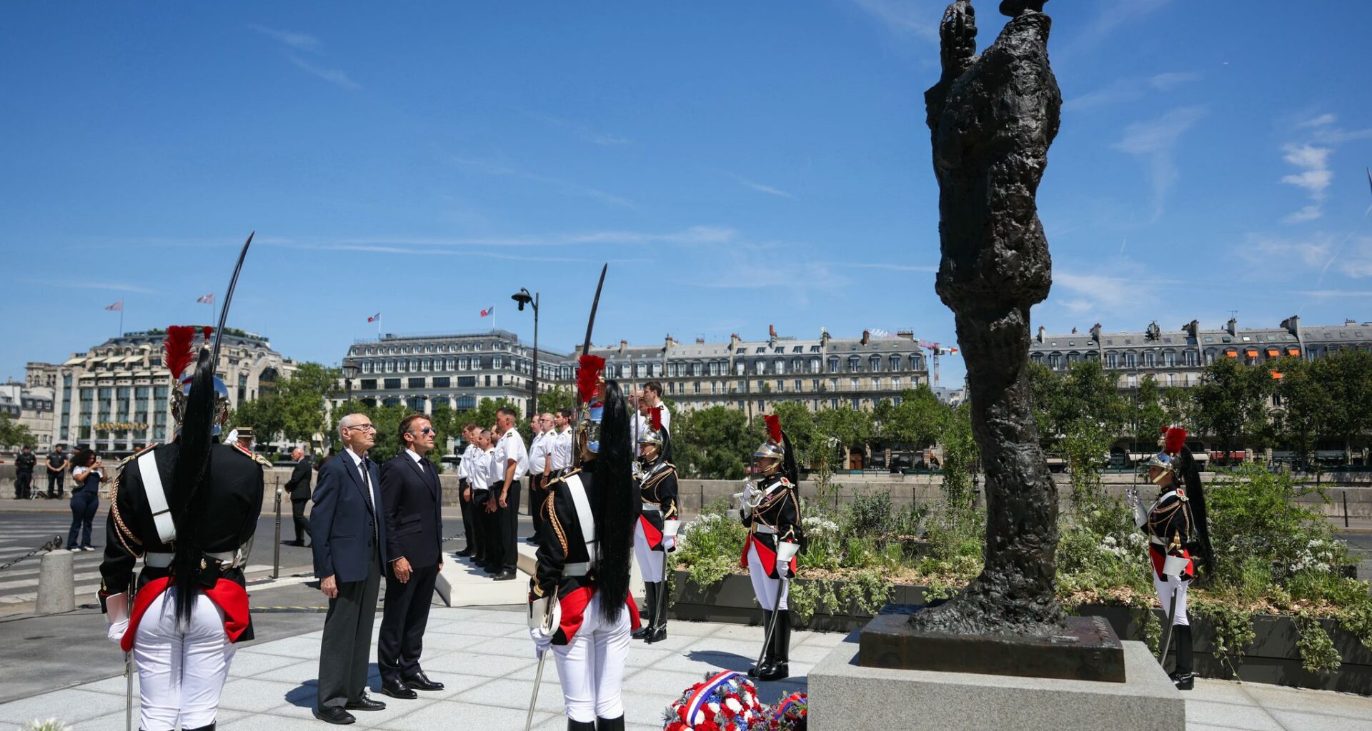 Macron warns of resurgent demons of antisemitism as France honors Alfred Dreyfus