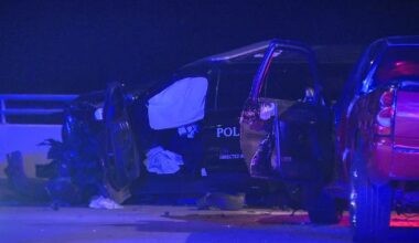 Fort Worth police officer and driver hospitalized after suspected DWI crash