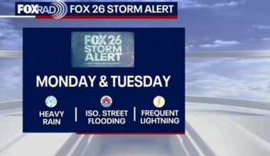 Houston weather: Flood risk extends Storm Alert through Tuesday