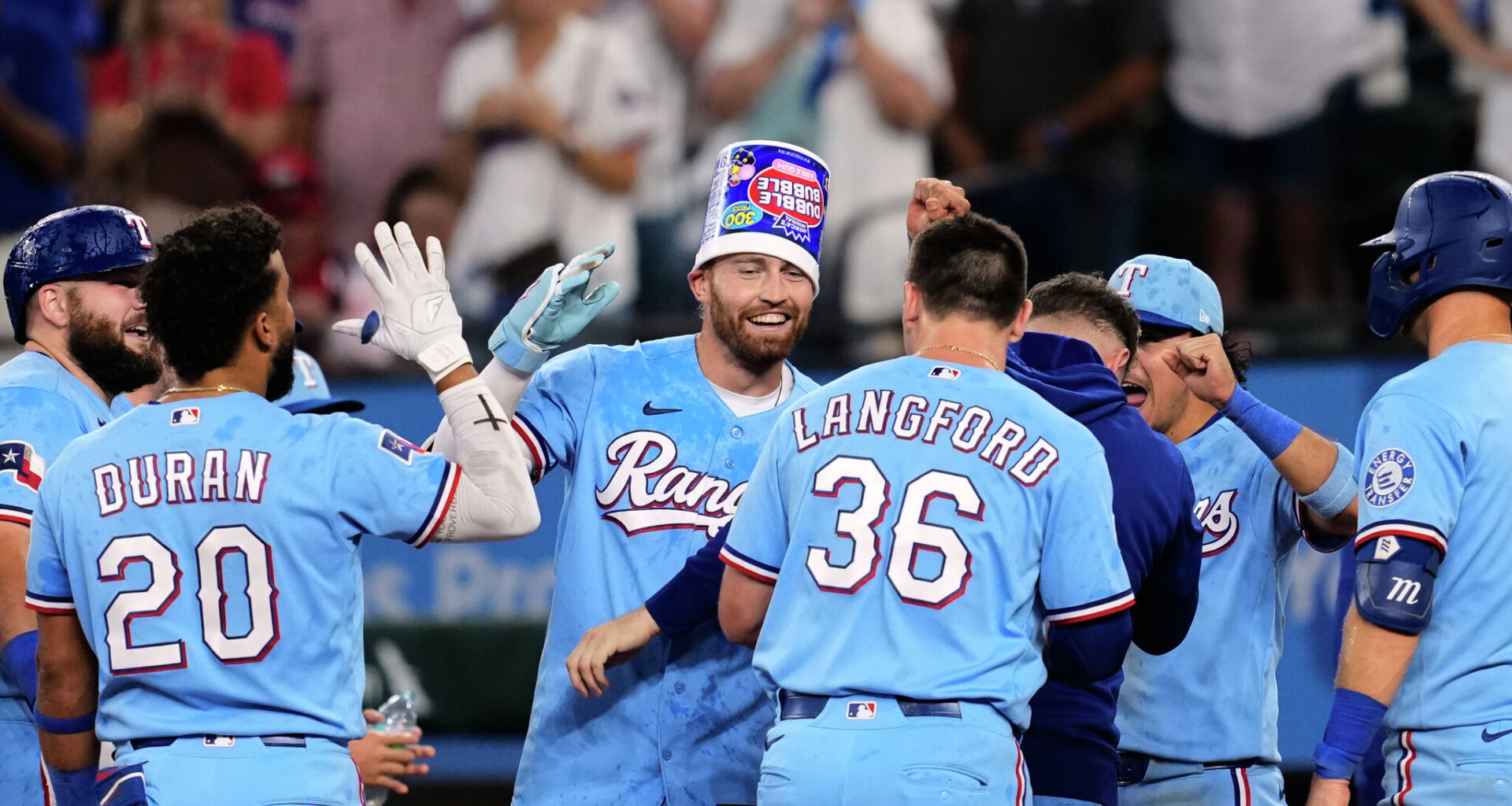 Heroics of Higashioka, Nimmo send Rangers into break with walk-off win