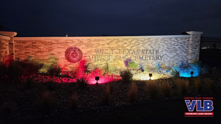 West Texas State Veterans Cemetery in Lubbock, Texas. Marine veteran Andrew Russell Jarrett of Plainview became the first person buried at the cemetery June 1, 2026.