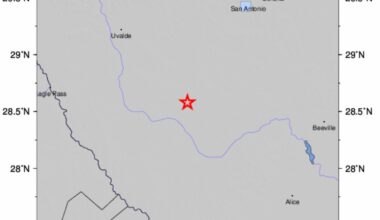 Earthquake causes some minor shaking in South Texas on Sunday