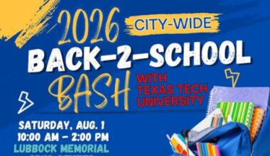 Lubbock school supply drive accepting donations through July 23 ahead of free Back-2-School Bash
