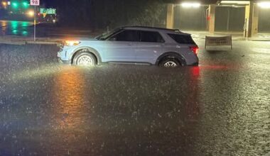 Photos reveal cars trapped in high water after Texas storms, flooding
