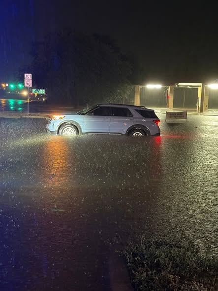 Photos reveal cars trapped in high water after Texas storms, flooding