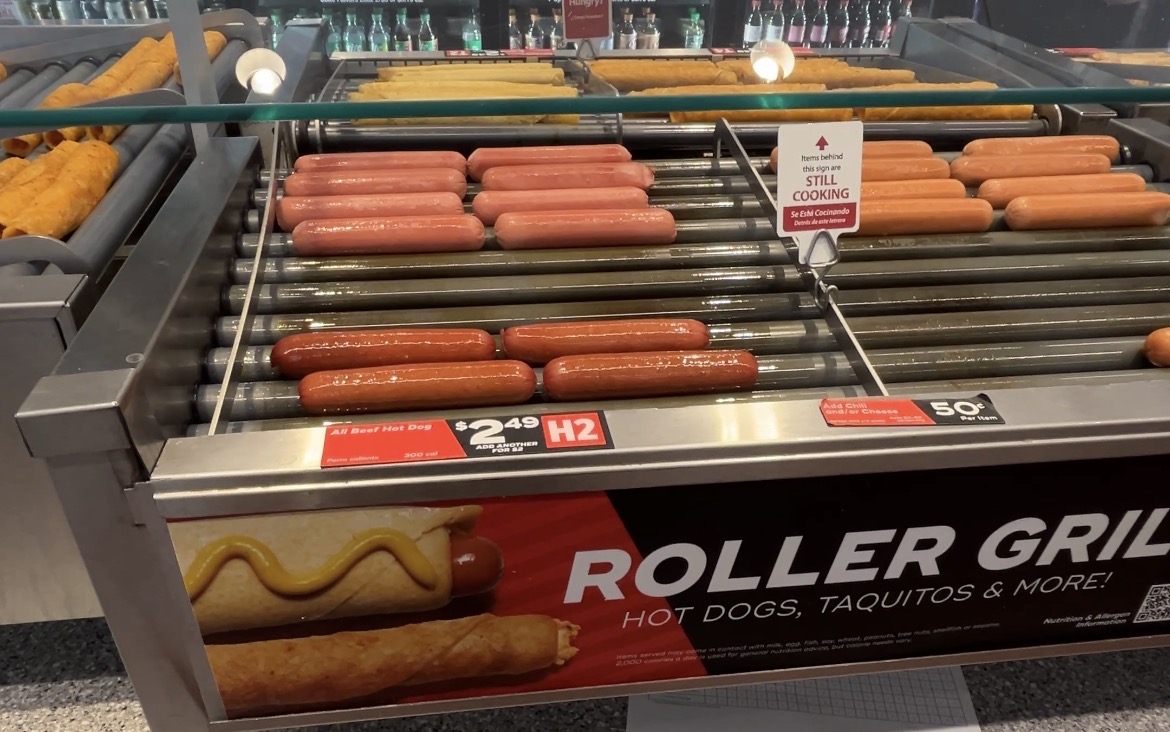 Hot dogs are an easy choice at QT. 