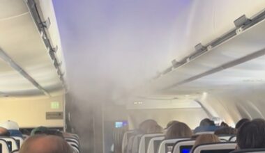 United Airlines explains why Houston flight filled with fog