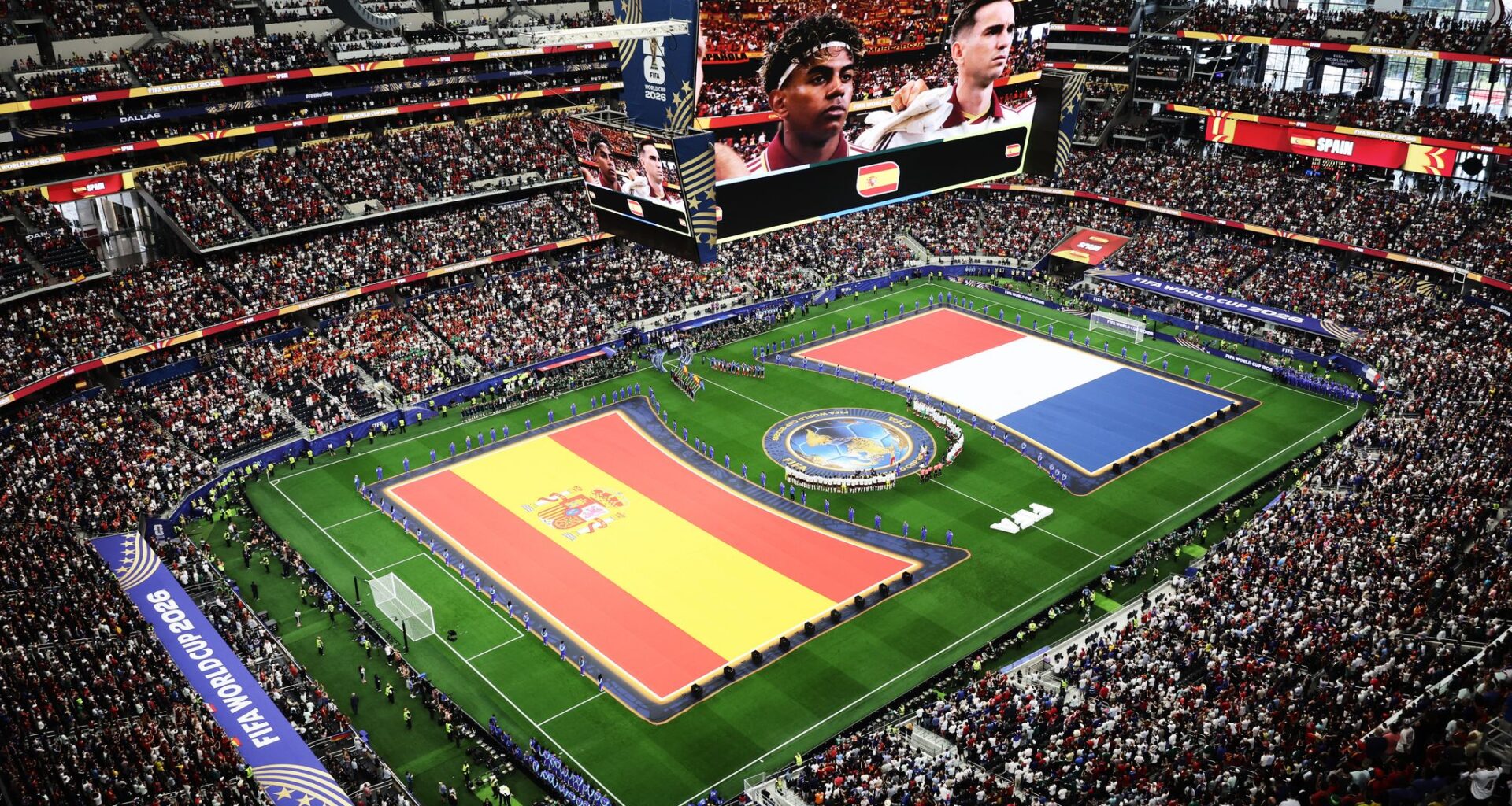 France and Spain face each other in Texas for a spot in Sunday's World Cup final, in photos