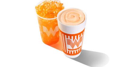 Summer Peach Whatafresher and the Peaches &amp; Cream Shake.