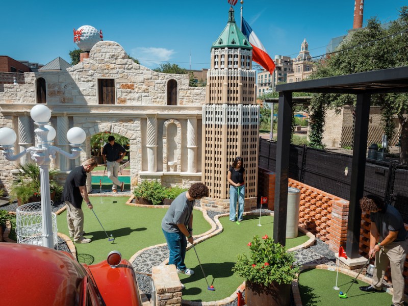 San Antonio’s Pearl development opens mini-golf course inspired by local landmarks