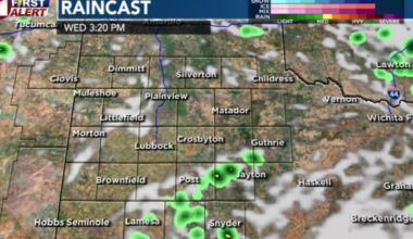 Slim rain chances Wednesday before chances increase Thursday, Friday