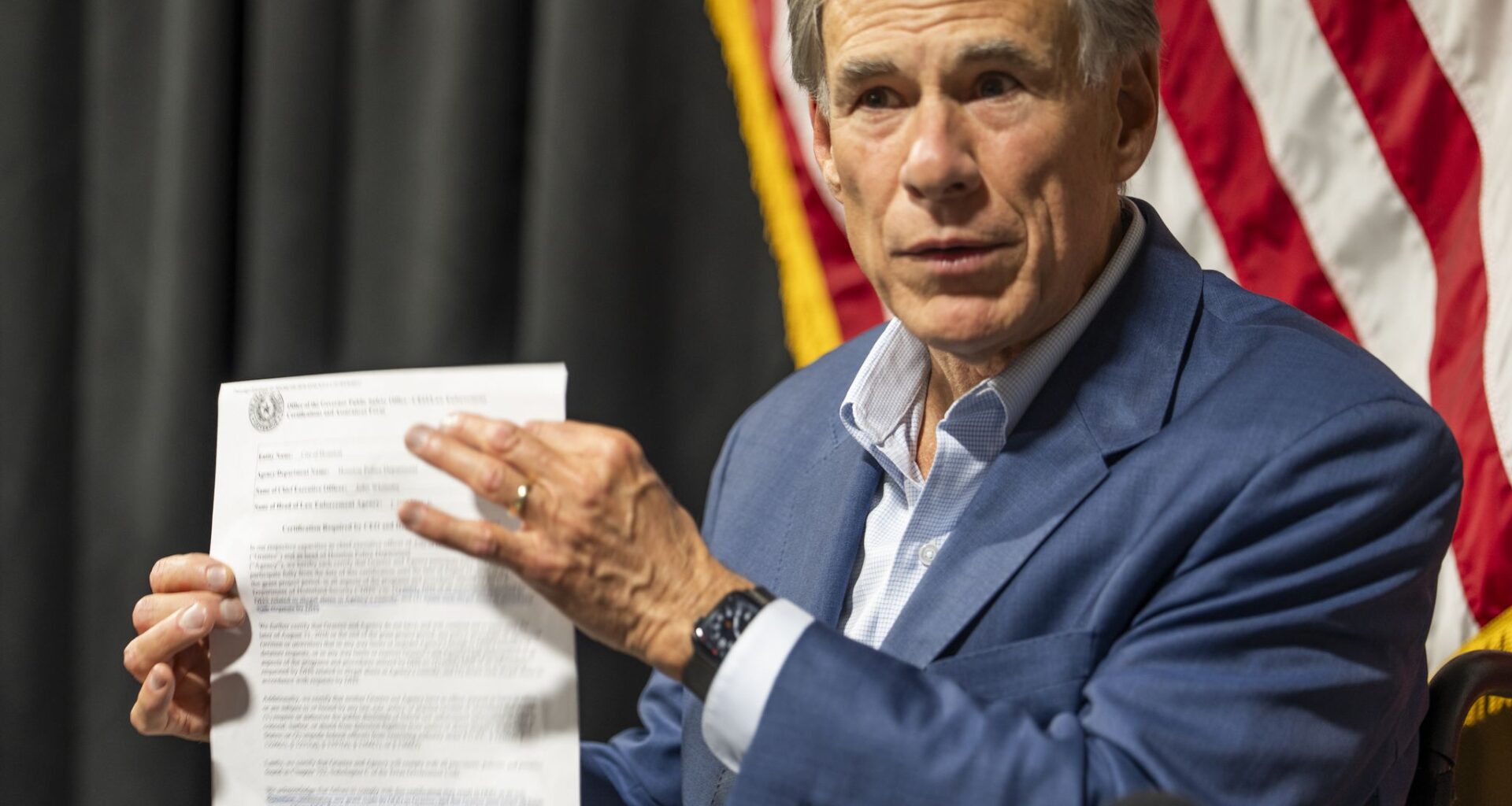 Greg Abbott says Texas Rangers will investigate Houston ICE shooting
