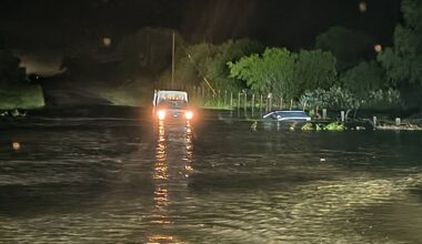 Guadalupe River rises 22 feet in 50 minutes at Comfort
