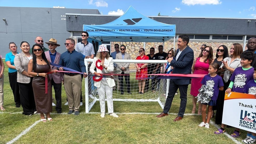 Fred & Maria Loya Family YMCA in East El Paso unveils renovated soccer complex and programs. July 15, 2026. Credit: KFOX14/CBS4