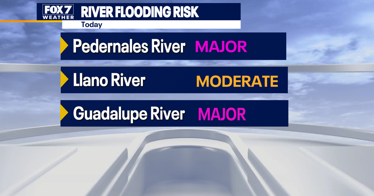 Texas flooding: River flood risk increasing in Hill Country