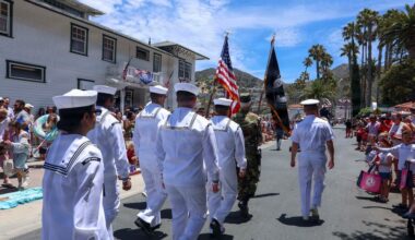 Fort Worth Visits Catalina Island for Independence Day Ceremony