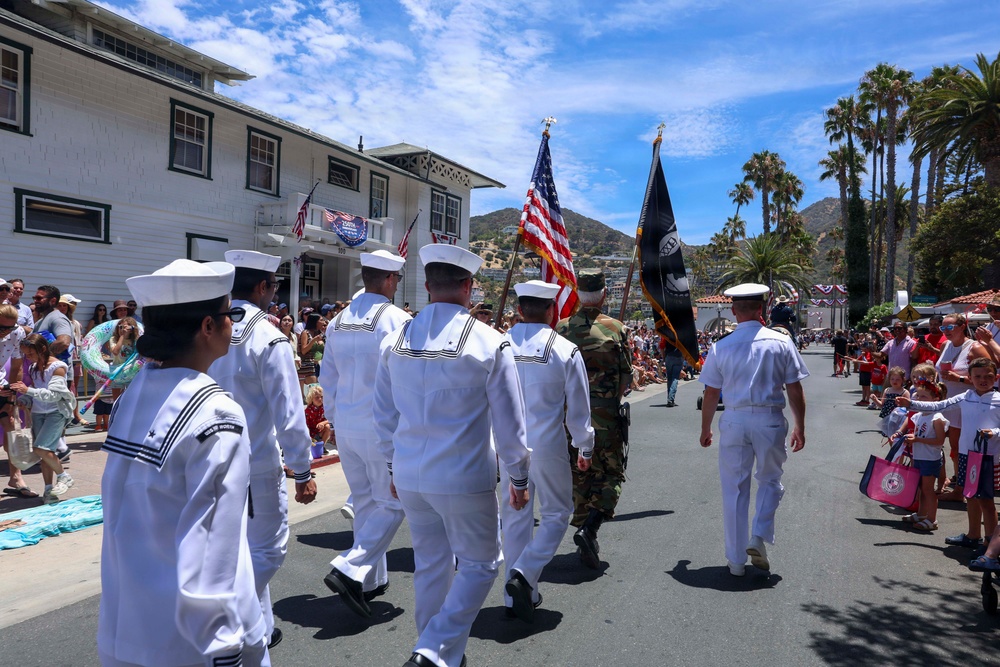 Fort Worth Visits Catalina Island for Independence Day Ceremony
