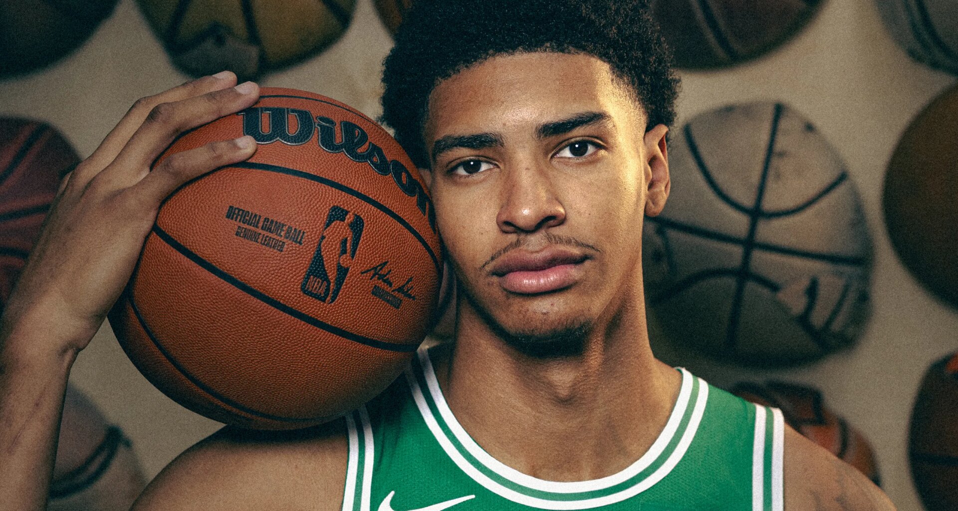 Milos Uzan on fellow Houston alum Chris Cenac Jr. growth since joining Celtics