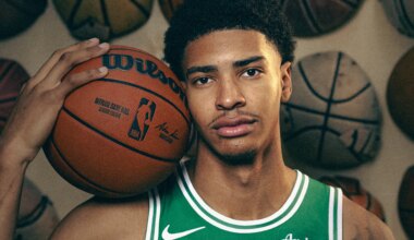 Milos Uzan on fellow Houston alum Chris Cenac Jr. growth since joining Celtics