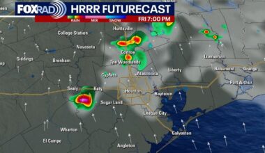 Houston weather: Sunnier Friday with isolated rain chances, drier weekend