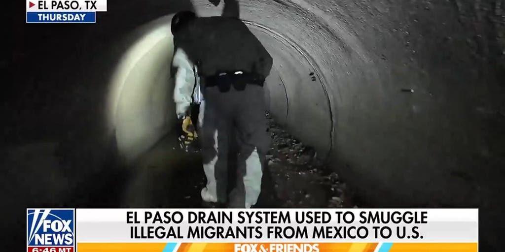 Fox News uncovers El Paso drain system used to smuggle migrants