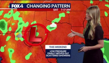 Texas rain departs as extreme heat wave brings triple-digit temperatures