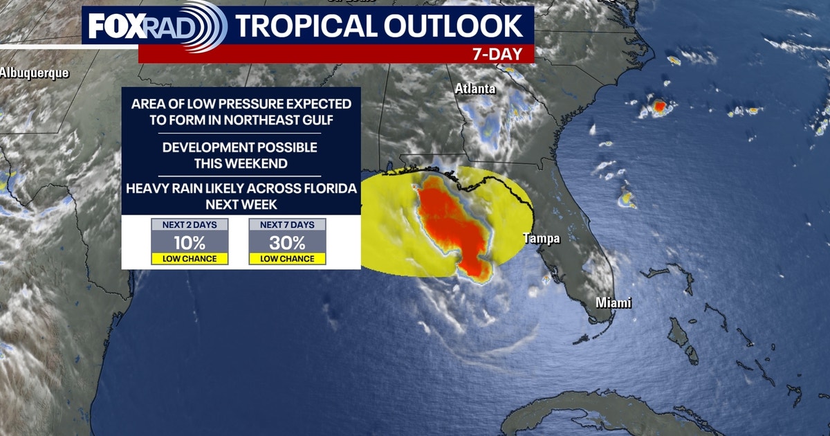 High pressure brings extreme summer heat waves and tropical threats build in the Gulf