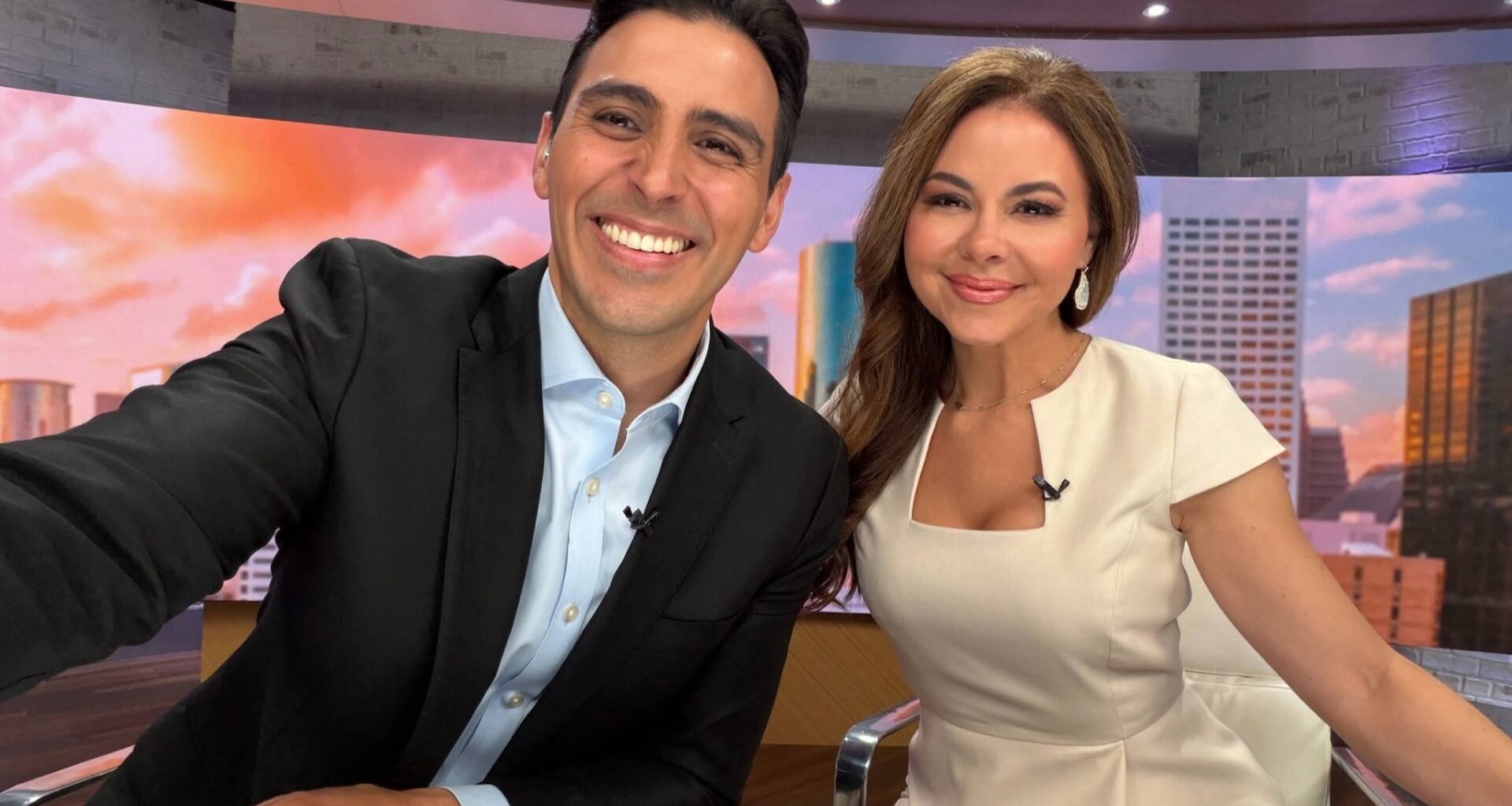 Jennifer Reyna fills in behind the KHOU 11 anchor desk