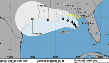 National Hurricane Center warns Tropical Depression Two could target Texas this week
