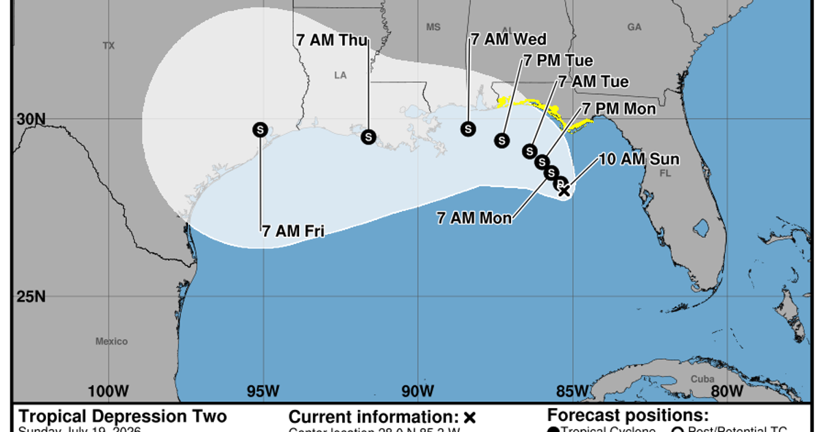 National Hurricane Center warns Tropical Depression Two could target Texas this week
