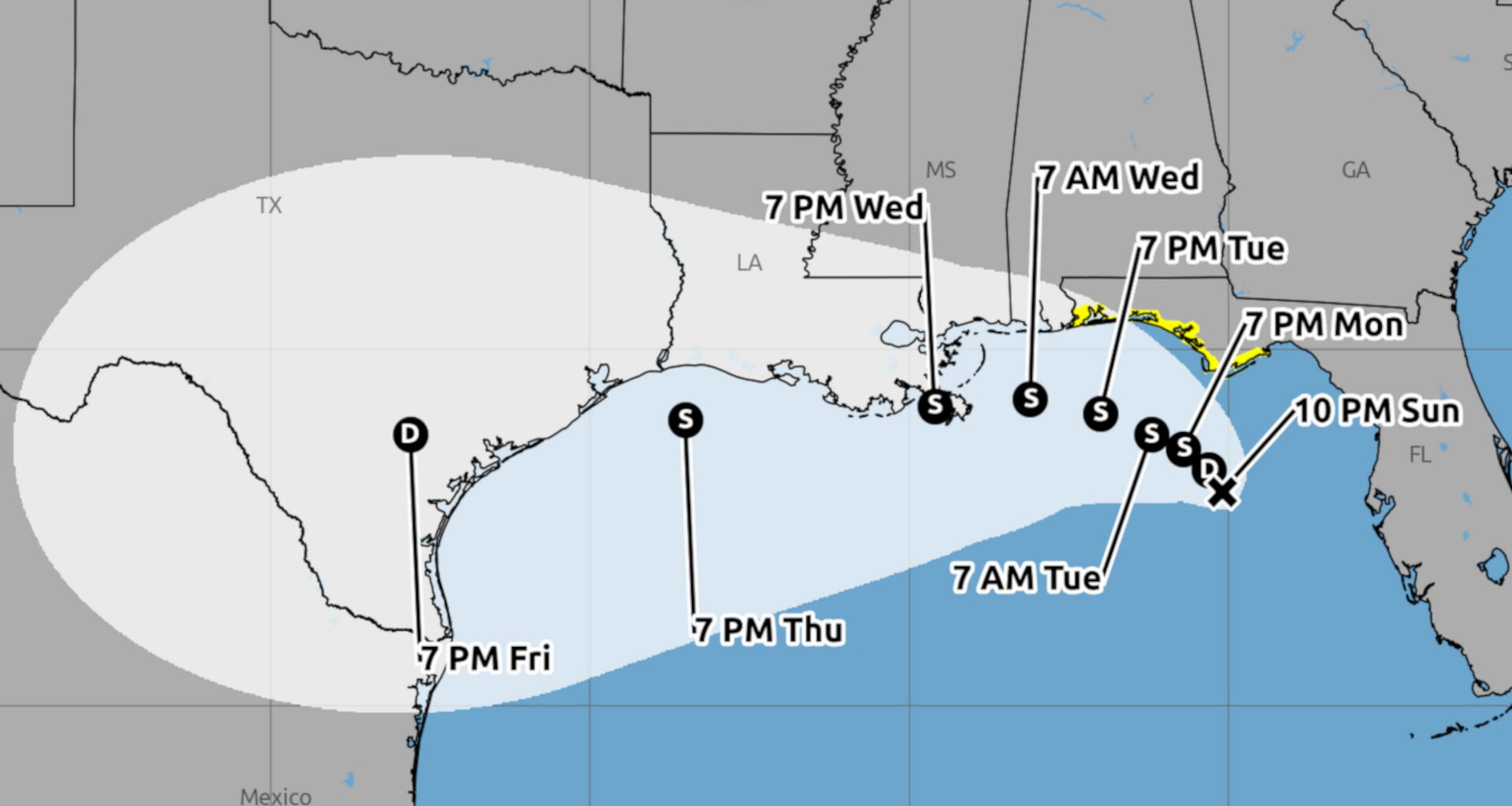 Tropical Storm Bertha to form in Gulf, could impact Texas