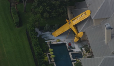 Small plane lands on top of Fulshear-area home off Kitty Hawk Street; pilot taken to the hospital, Texas DPS says