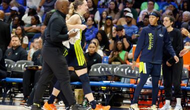 Wings star Bueckers out against Liberty but not in concussion protocol after hitting her head