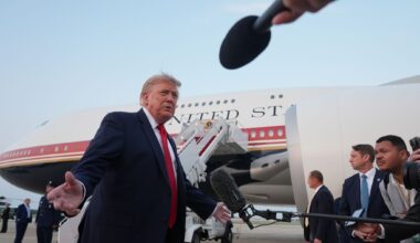 Trump’s Qatar jet likely headed to Texas for security upgrades