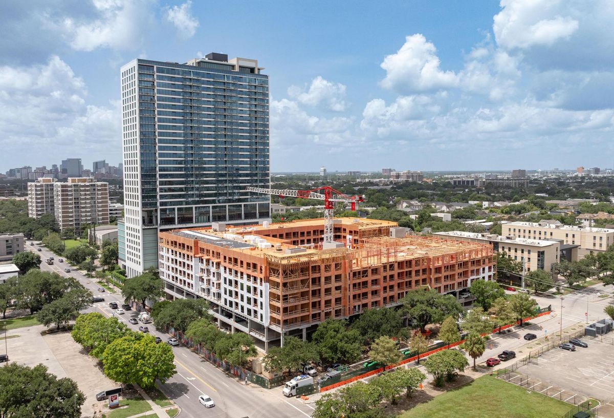 Artis Montrose, Disco Kroger Site Multifamily Redevelopment, Tops Out