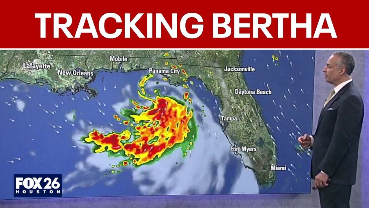Houston weather forecast: Tropical Storm Bertha latest; heat advisory today