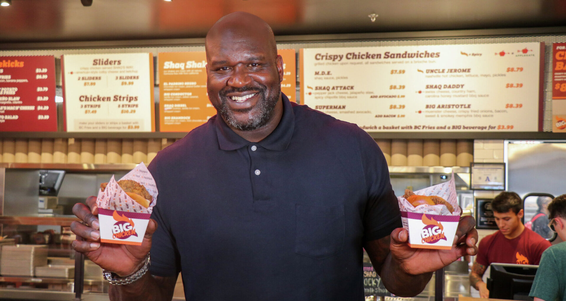 A development deal is bringing Shaq's chicken sandwich franchise to San Antonio. 