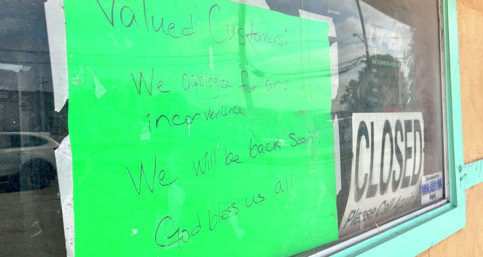 A sign outside of Rolando's Super Tacos on San Antonio's Southside. 